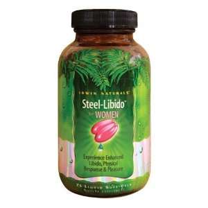  Irwin Naturals Steel Libido for Women 75gels( Eight Pack 