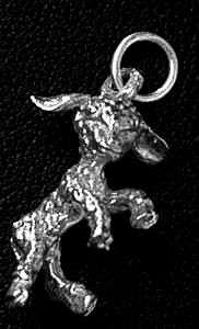 3D Sterling silver Mary had a little Lamb sheep Charm  