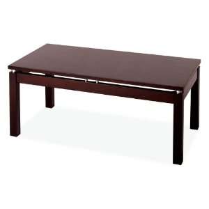  Linea Coffee Table with Chrome Accent: Furniture & Decor