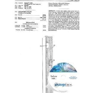  NEW Patent CD for LINEAR TIME COLUMN: Everything Else