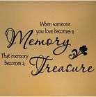 memory treasure wall art quotes vinyl lettering quote $ 15 95 time 