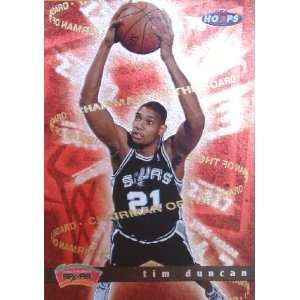 Tim Duncan 1997 98 Hoops Chairman of the Board Card #CB9