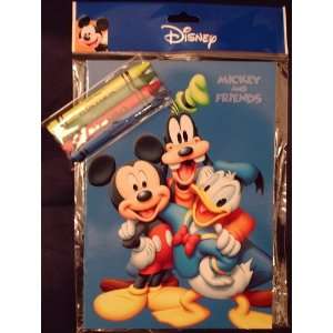  Mickey And Friends Coloring Book and Crayons Everything 