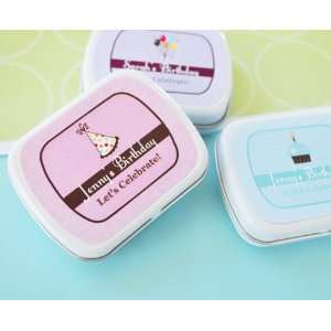  Personalized Birthday Mint Tin Favors Health & Personal 