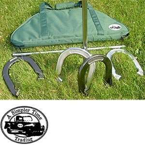 Simpler Time Premium Horseshoes Set