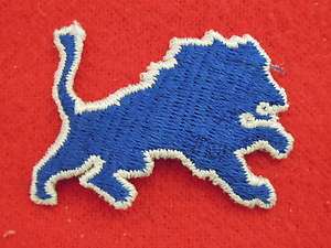 Detroit Lions Football Logo Original Iron On Patch  