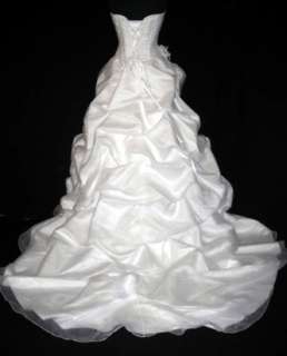 NWT Org$1049 Maggie Sottero White 10 Informal Wedding Ball Gown Bridal 