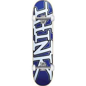  Think Tag Blue/White Complete Skateboard   8.0 w/Raw 