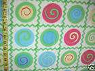 Blank Quilting Geo Magic Whimsical Circles Squares on White by Bethany 