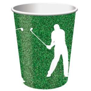  Golf Themed Paper Beverage Cups Toys & Games
