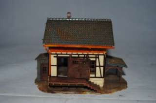   German FALLER #156 Small train station HO Scale town model M1824