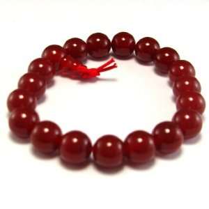  Natural Red Agate Bracelet   10 mm 