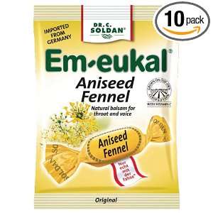 Dr. Soldan Em eukal Aniseed Fennel, 2.6 Ounce Packages (Pack of 10)