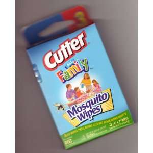 Cutter ALL FAMILY Insect Wipes,Individually wrapped,Fragrance Free 60 