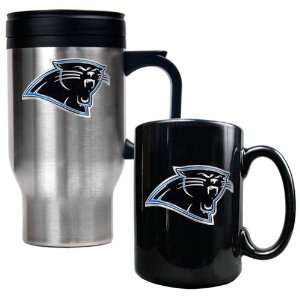  Carolina Panthers NFL Travel Mug & Ceramic Mug Set   Primary 