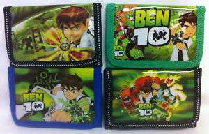 NEW Boy Kids Ben 10 Ten Tri fold Wallet LOW SHIPPING  