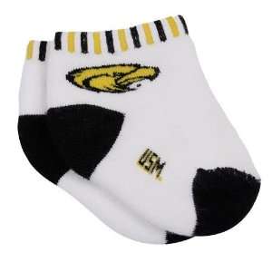   Eagles Infant White Black Circus Striped Team Logo Socks: Sports