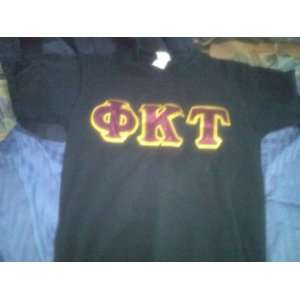 Fraternity Phi Kappa Tau Medium (M) Black T Shirt Paul Newman, Old 