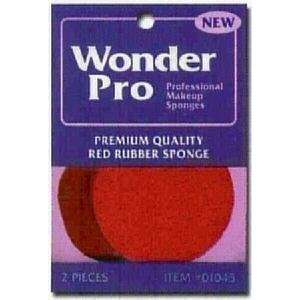  Advanced Enterprises 1045 Wonder Pro Red Rubber Sponge 2 Ct. Beauty