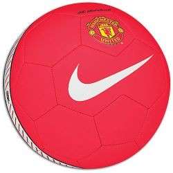 NIKE MANCHESTER UNITED Pitch 2010 Soccer Ball NEW RED  