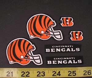 Cincinnati Bengals NFL Team Fabric Iron On Appliques NO SEW Shirt Logo 