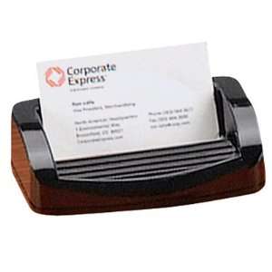 Business Card/Paper Clip Holders, 4 7/8Wx2 1/4Dx1 3/8H 