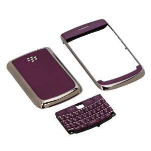   Edge+Purple 4 piece Housing for Blackberry Bold 9700 Cell Phones