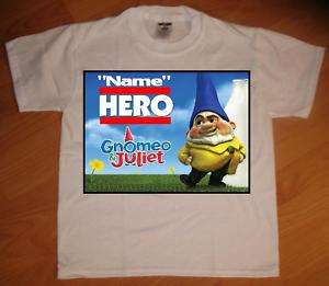 Gnomeo and Juliet Personalized T Shirt   NEW  