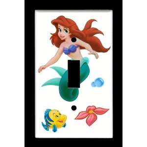  ARIEL THE LITTLE MERMAID SINGLE TOGGLE SWITCH PLATE: Home 