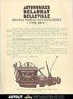 1930 1931 ? Delaunay Belleville Four DB4 12CV Brochure