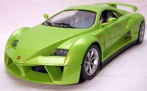 2002 Prima Giugiaro Green Bburago 1:18 Scale Diecast Model Car  