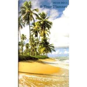  2010 2011 Island Paradise 2 Year Travel Sized Monthly 