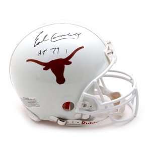 Earl Campbell Autographed Helmet  Details: Texas Longhorns, with 