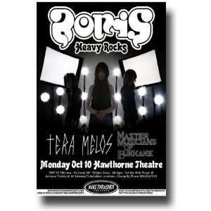   Boris Poster   Concert Flyer   Heavy Rocks Tour 2011