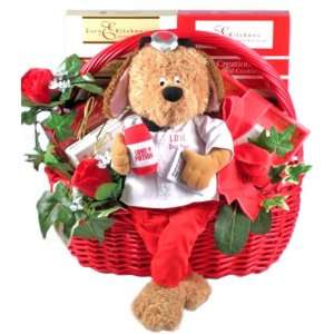 The Love Doctor Romantic Gourmet Snack Basket   Great Anniversary or 