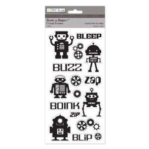  Blips & Bleeps Clear Stamps 4 Inch by 8 Inch Sheet Arts 