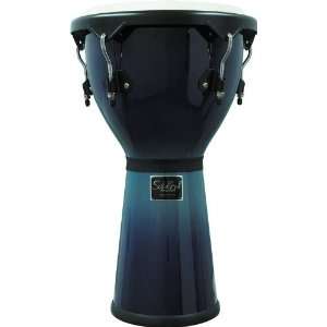  Schalloch Djembe Drum, Blue Fade Musical Instruments