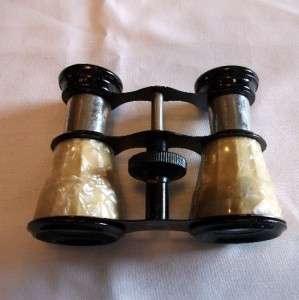 VINTAGE OCCUPIED JAPAN MOTHER OF PEARL OPERA GLASSES ~ BEAUTIFUL 