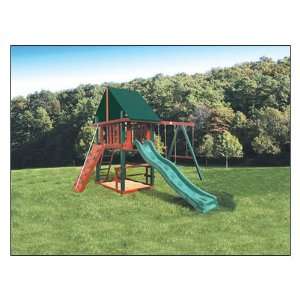   Playsets Blue Ridge Overlook Redwood Playground System: Toys & Games
