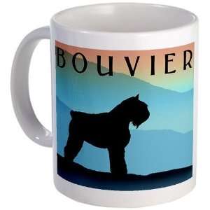Blue Mountains Bouvier Dog Pets Mug by CafePress:  Kitchen 