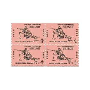 Rifleman At Battle of Shiloh Set of 4 X 4 Cent Us Postage Stamps Scot 