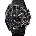 NEW CASIO EDIFICE EF550PB 1A BLACK STEEL CASE AUTHENTIC WATCH