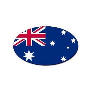 Australia Flag oval sticker