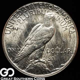 1923 S Peace Silver Dollar NEAR GEM BU ** BETTER DATE  