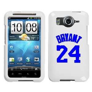HTC INSPIRE 4G BLUE LOS ANGELES LAKERS KOBE BRYANT #24 ON A WHITE HARD 