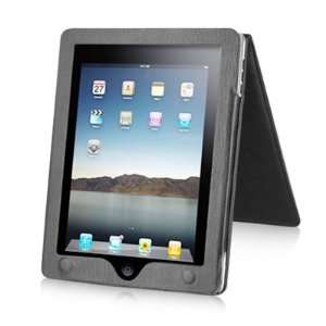   Flip Top Black Soft Leather Executive Case for Apple iPad: Electronics