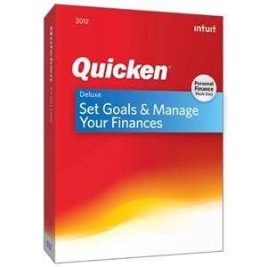  NEW Quicken 2012 Deluxe Retail   431325