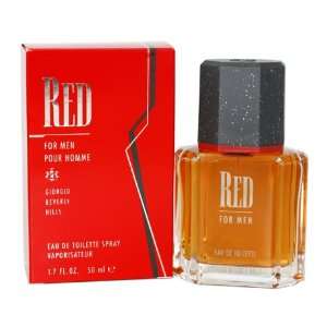 RED Cologne. EAU DE TOILETTE SPRAY 1.7 oz / 50 ml By Giorgio Beverly 