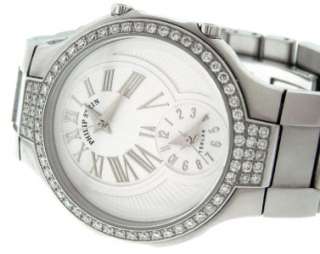 Philip Stein Teslar Dual Time Diamond Mid Size Watch  
