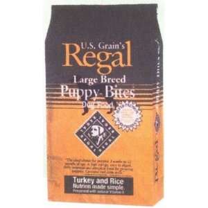  Regal Large Breed Turkey Puppy Bites Dry Dog Food (4lb Bag 